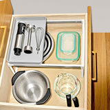 Adjustable Deep Drawer Organizer X4