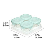Glass Baby Blocks Food Storage Containers (4 oz) - Opal H2