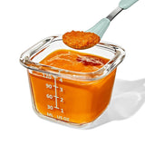 Glass Baby Blocks Food Storage Containers (4 oz) - Opal H2