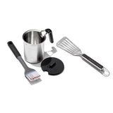 Grilling Basting Pot and Brush Set & Grilling Precision Turner Bundle K1