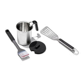 Grilling Basting Pot and Brush Set & Grilling Precision Turner Bundle K1