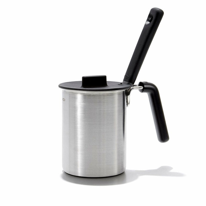 Grilling Basting Pot and Brush Set W0