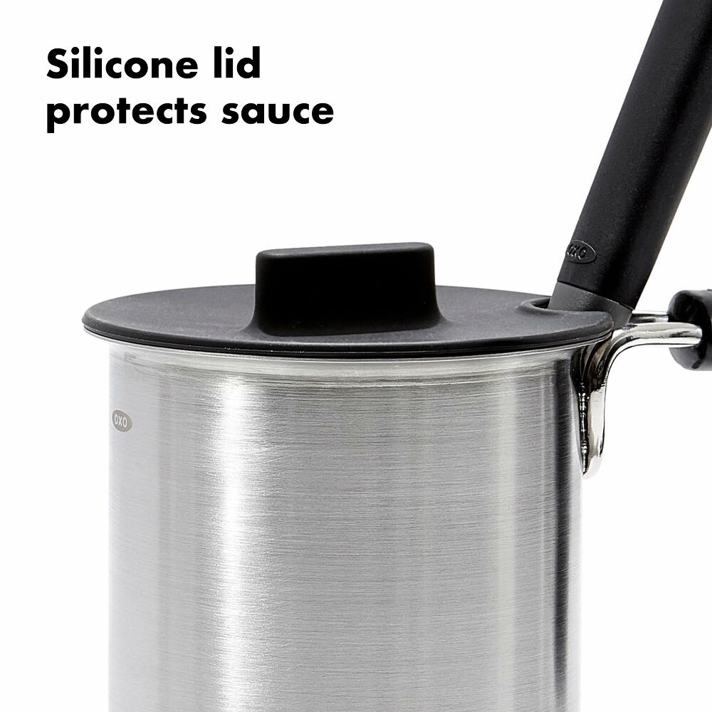 Grilling Basting Pot and Brush Set W0