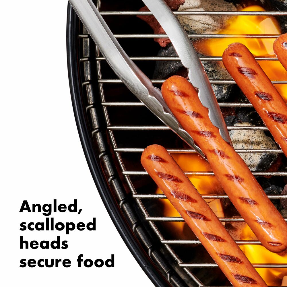 Grilling Tongs with Built-In Bottle Opener H4