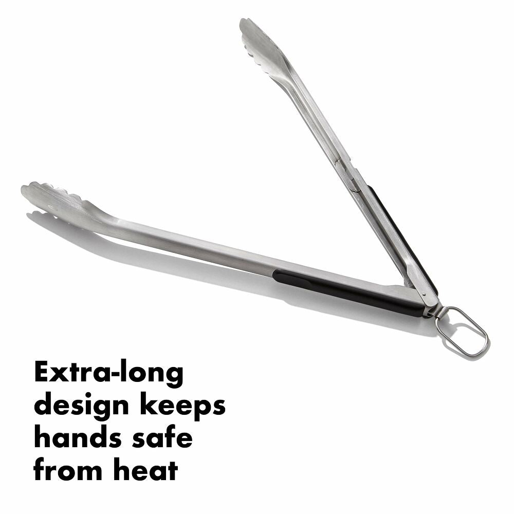 Grilling Tongs with Built-In Bottle Opener H4