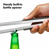 Grilling Tongs with Built-In Bottle Opener H4