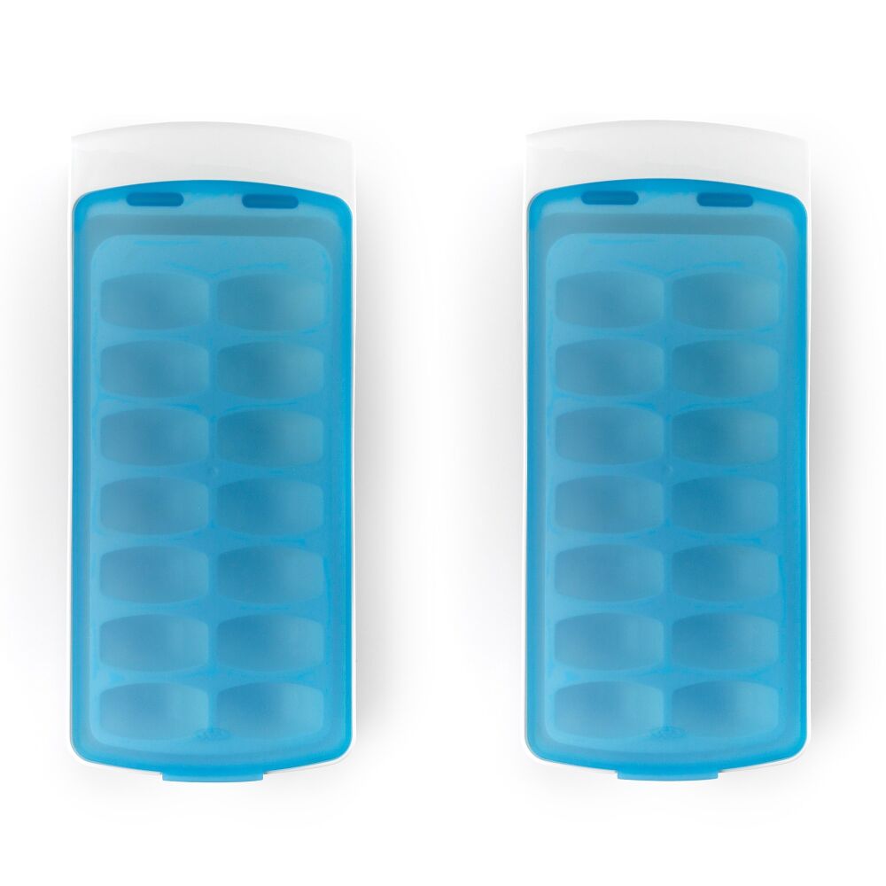 No-Spill Ice Cube Tray - 2 Pack S4