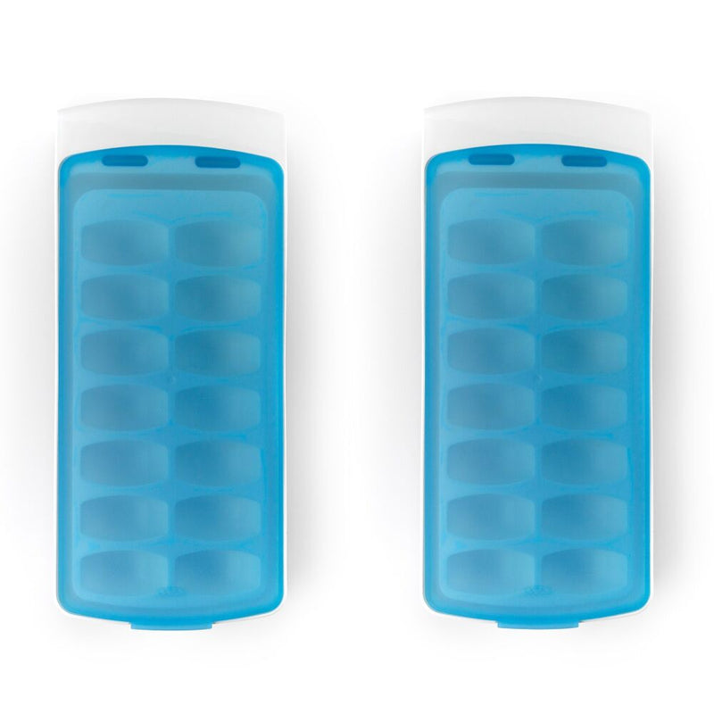 No-Spill Ice Cube Tray - 2 Pack S4