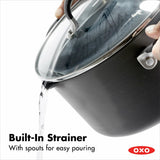 Non-Stick 6-Quart Stock Pot with Lid X0