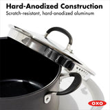 Non-Stick 6-Quart Stock Pot with Lid X0