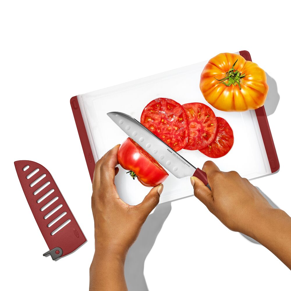 OXO Outdoor 5.5in Santoku Knife with Locking Sheath G0