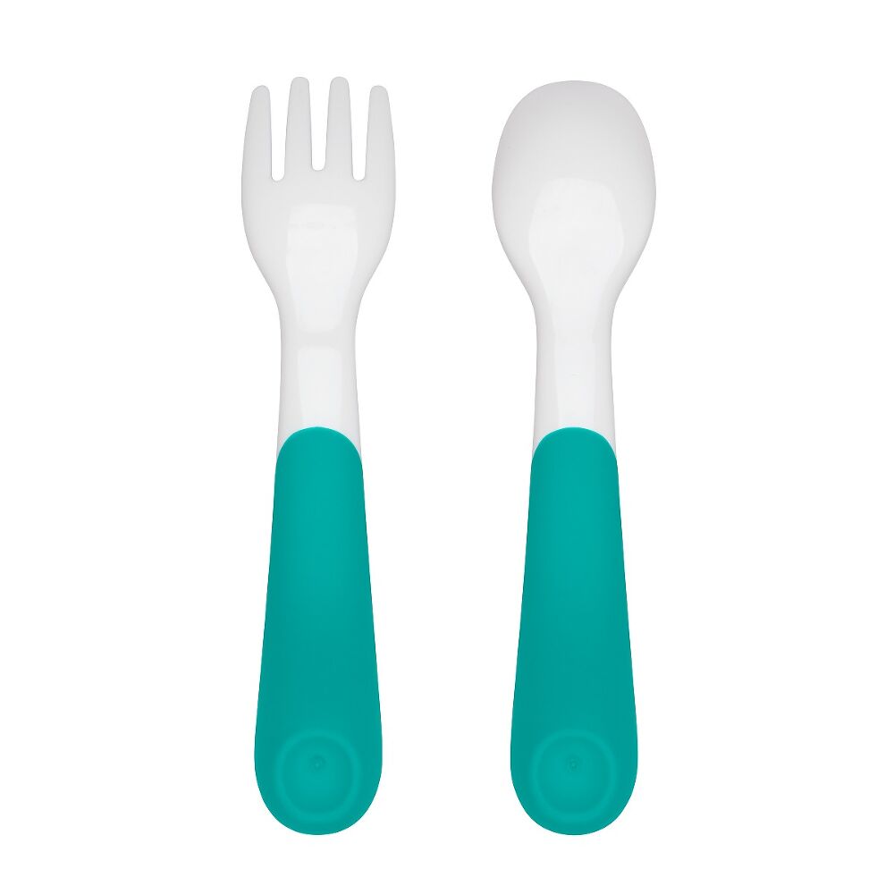 On-the-Go Plastic Fork and Spoon Set with Travel Case R0