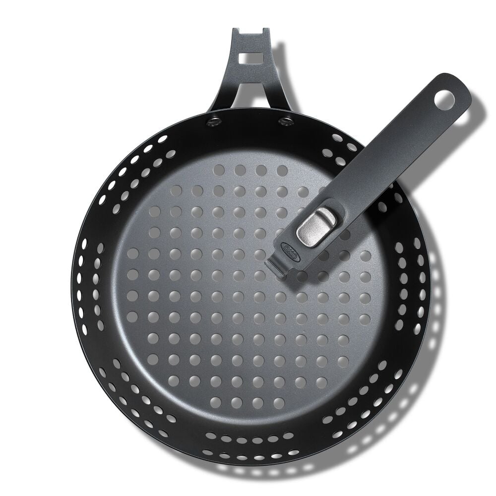 Outdoor 10" Perforated Carbon Steel Pan S2