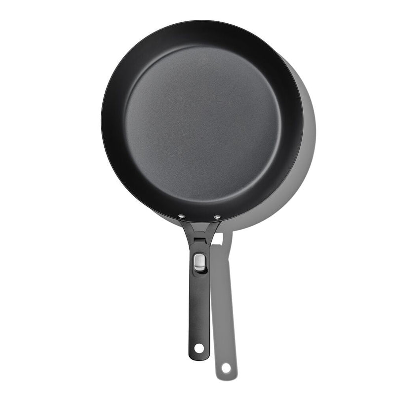 Outdoor 12-inch Carbon Steel Pan with Removable Handle Q5