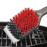 Outdoor Nylon Grill Brush Set of 2 Replacement Heads E1