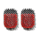 Outdoor Nylon Grill Brush Set of 2 Replacement Heads E1