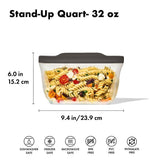Outdoor Silicone Reusable Stand Up Bag Quart (32 oz) C5