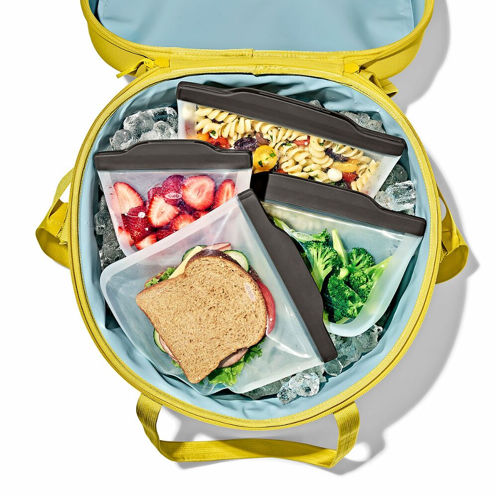 Outdoor Silicone Reusable Stand Up Bag Quart (32 oz) C5