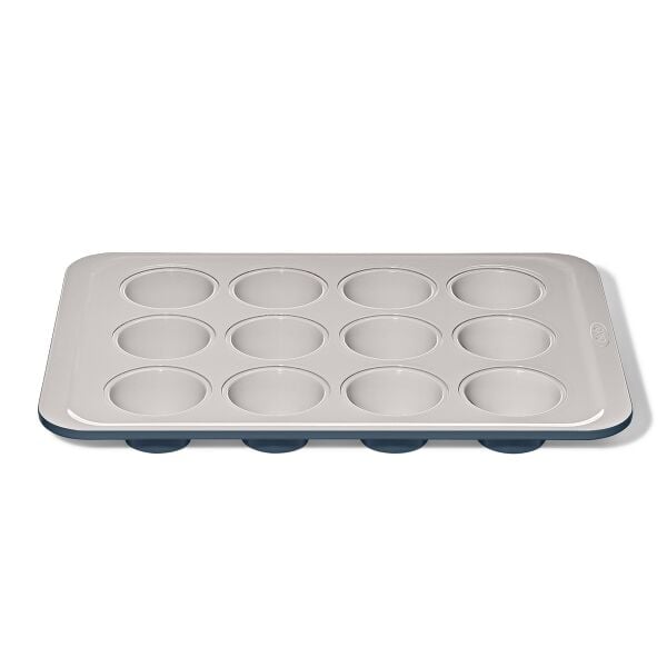 Non-Stick Pro Ceramic Coated Metal Bakeware 12 Cup Muffin Pan Q0