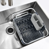 Over-the-sink Aluminum Dish Rack U4