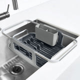 Over-the-sink Aluminum Dish Rack U4