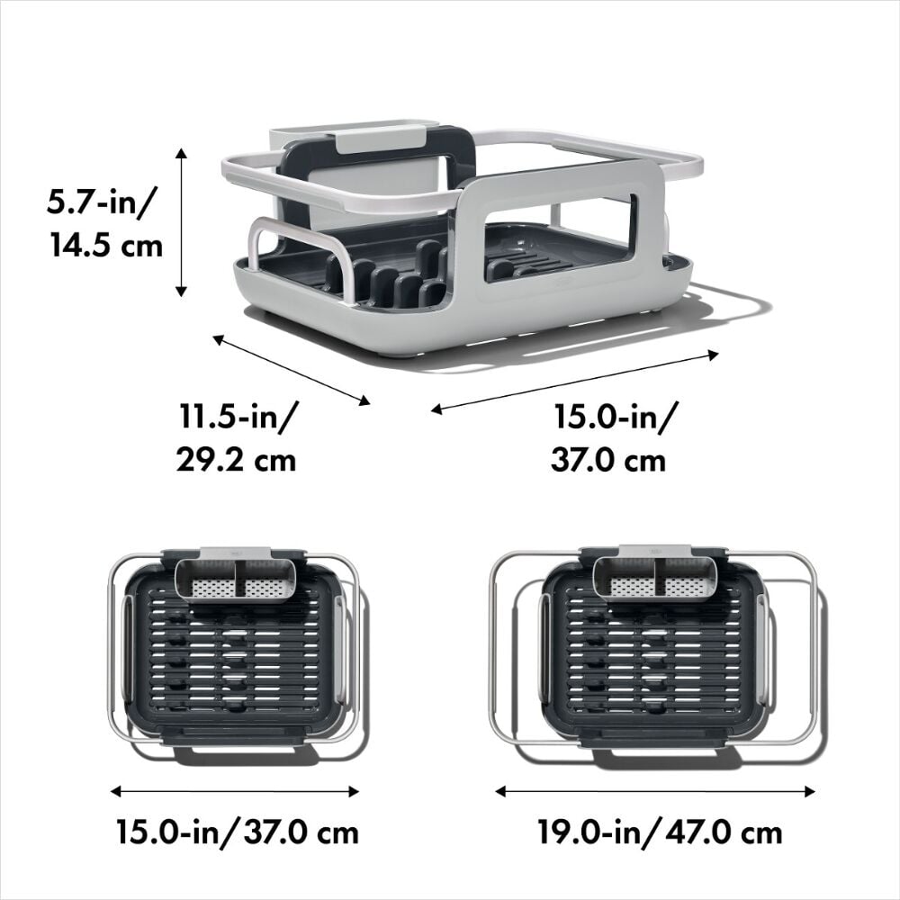 Over-the-sink Aluminum Dish Rack U4