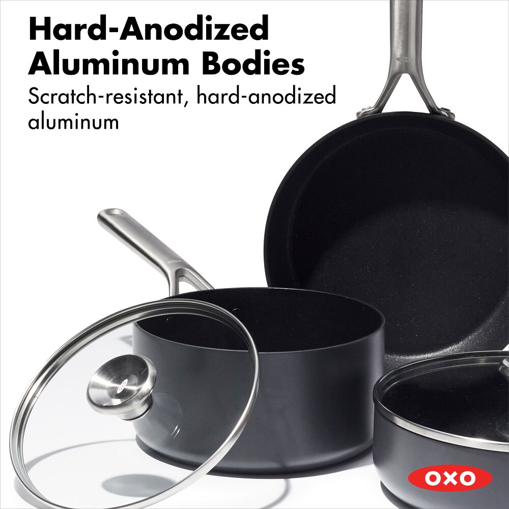 OXO Ceramic Professional Non-Stick 5-Piece Cookware Set W9