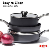 OXO Ceramic Professional Non-Stick 5-Piece Cookware Set W9
