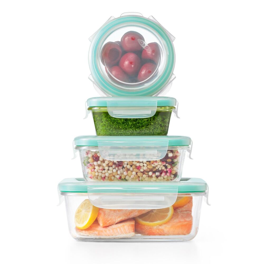 OXO Good Grips 12 Piece Smart Seal Glass Container Set B1