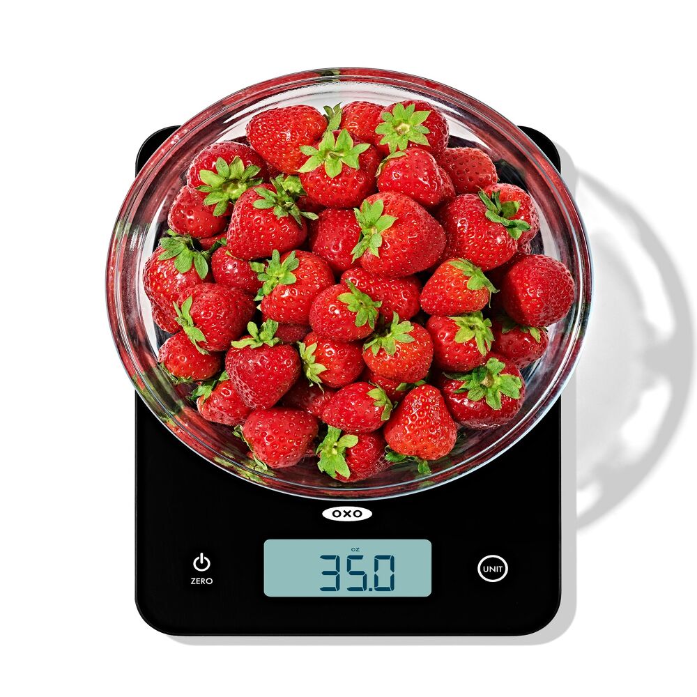 OXO Good Grips 22 lb Everyday Glass Food Scale F0