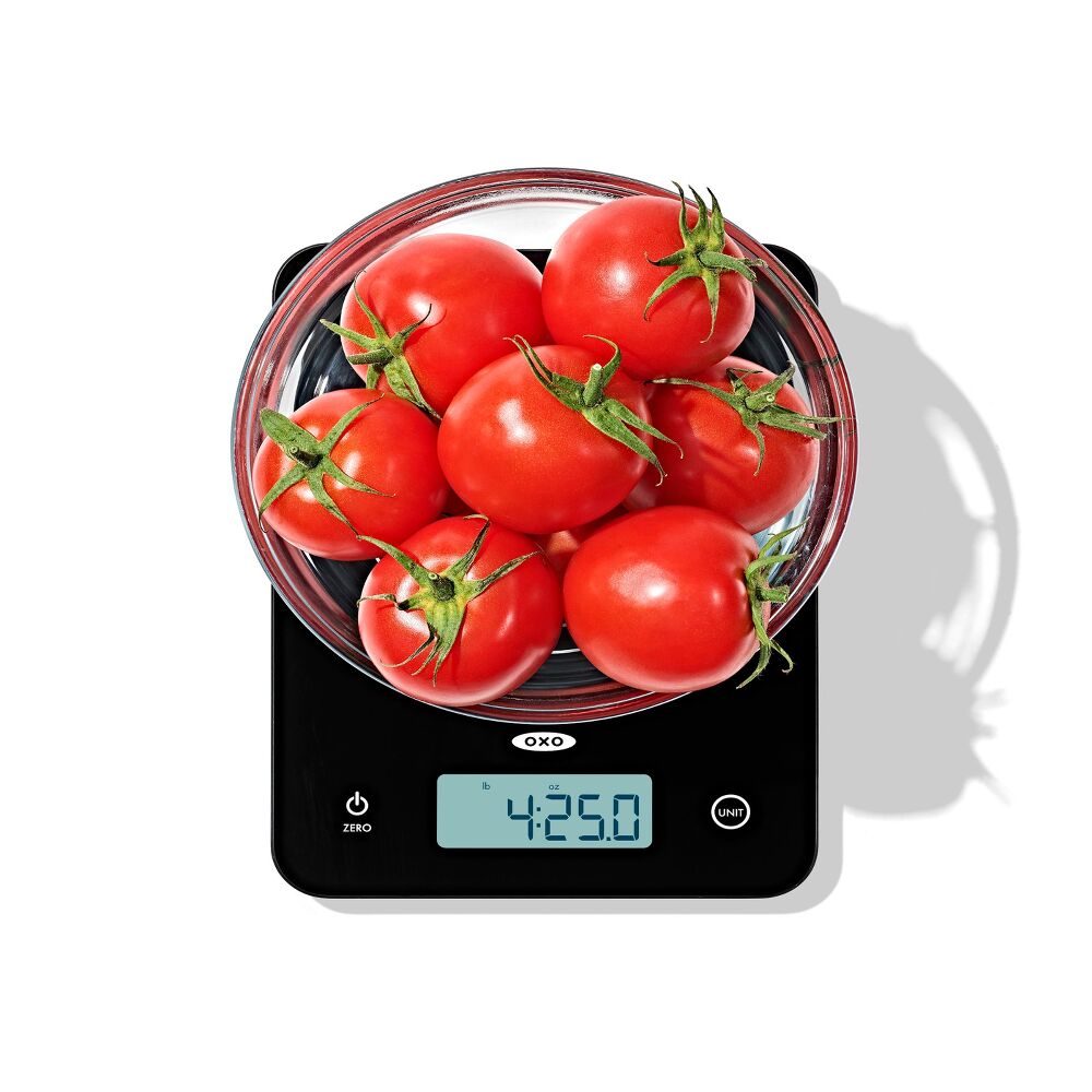OXO Good Grips 22 lb Everyday Glass Food Scale P3