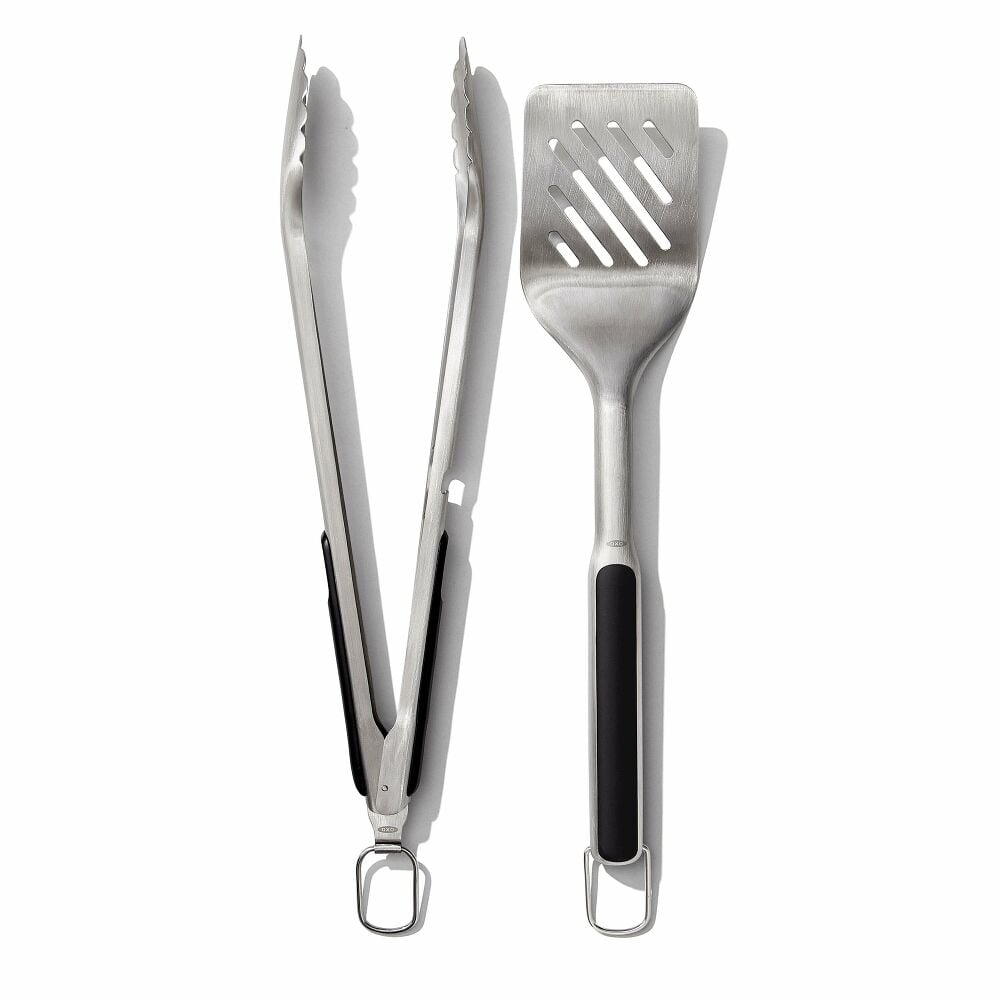 OXO Good Grips Grilling Turner and Tongs Set A6