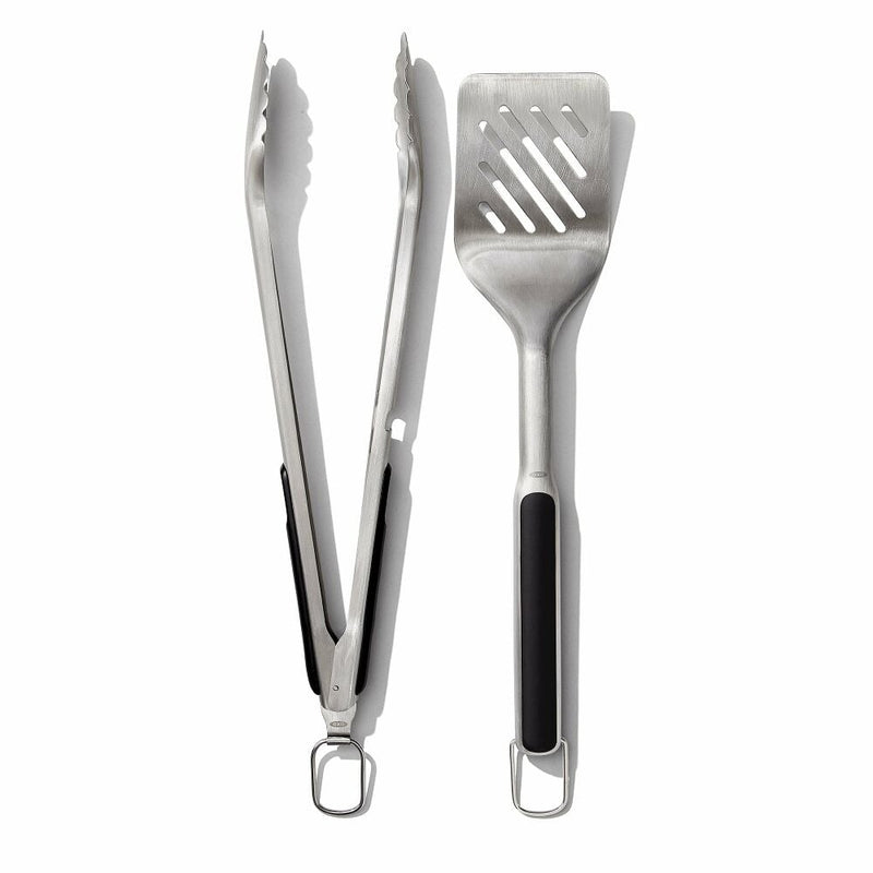 OXO Good Grips Grilling Turner and Tongs Set A6