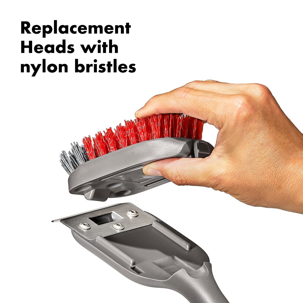 OXO Good Grips Nylon Grill Brush for Cold Cleaning Replacement Heads I8