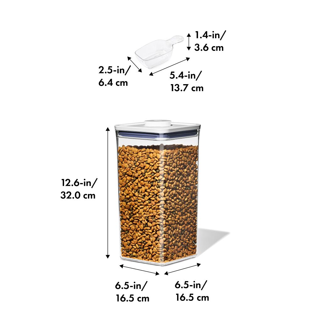 OXO Good Grips Pet POP Container – 6.0 Qt/5.7 L with Half Scoop M2