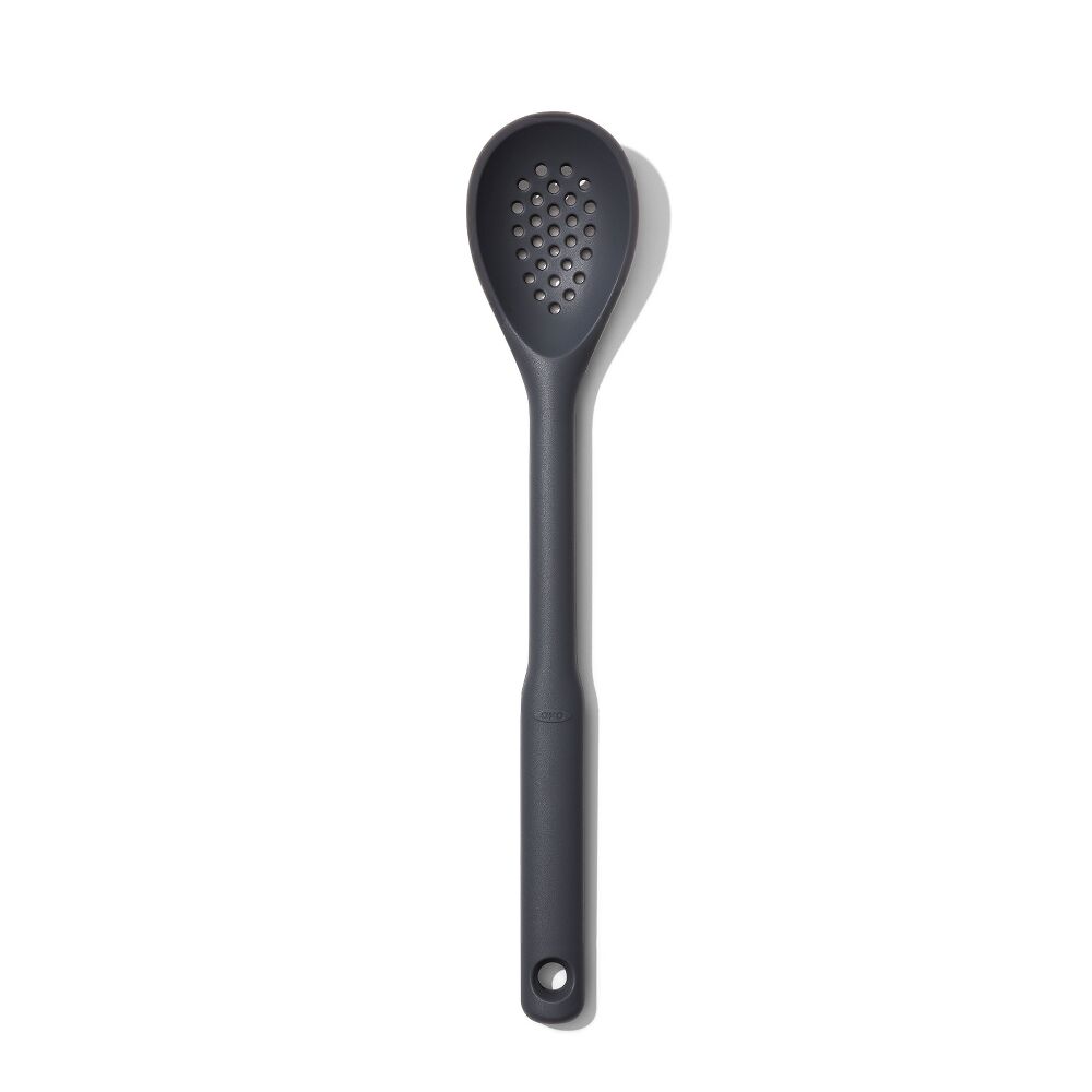 OXO Good Grips Silicone Slotted Spoon - Peppercorn M1