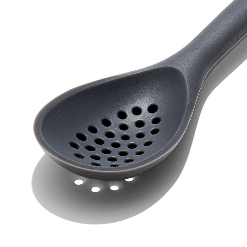 OXO Good Grips Silicone Slotted Spoon - Peppercorn M1