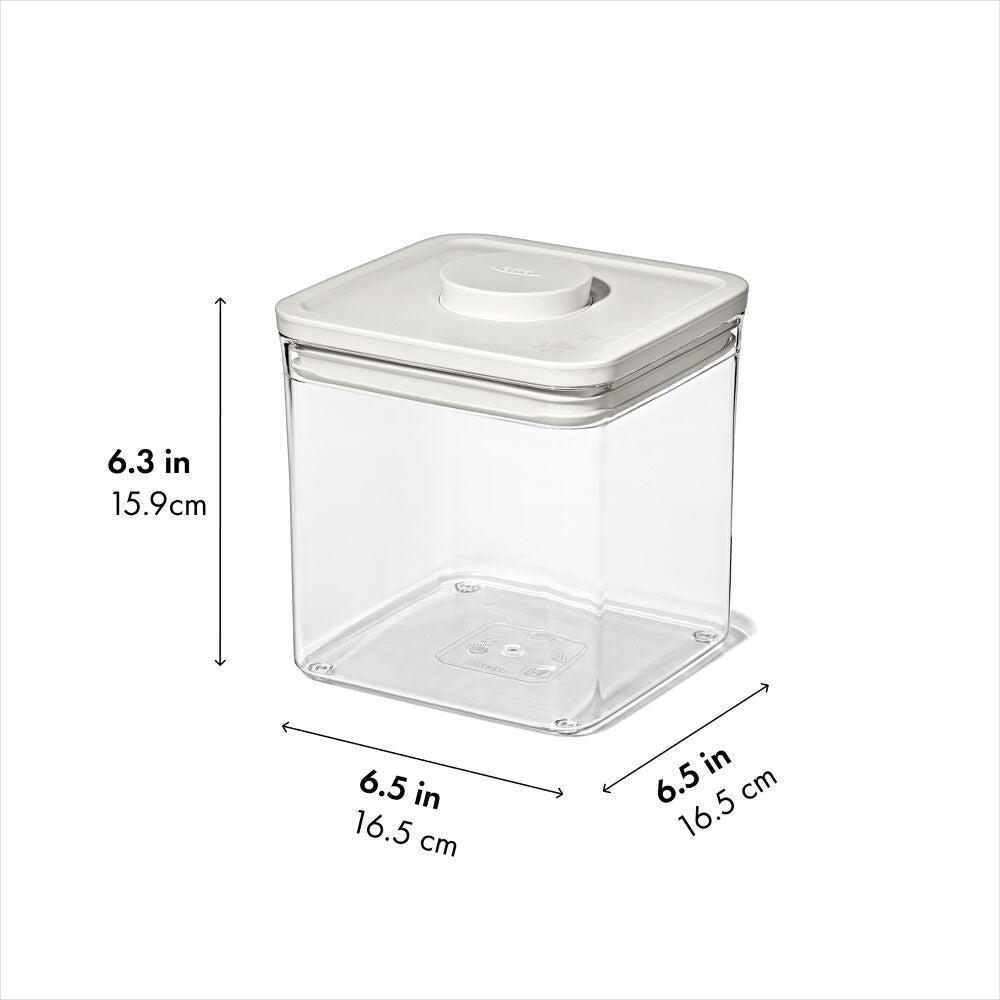 OXO Pet POP Container — Big Square Short — 2.8 Qt/2.6 L F0