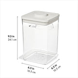 OXO Pet POP Container with Scoop — Big Square Medium — 4.4 Qt/4.2 L A5