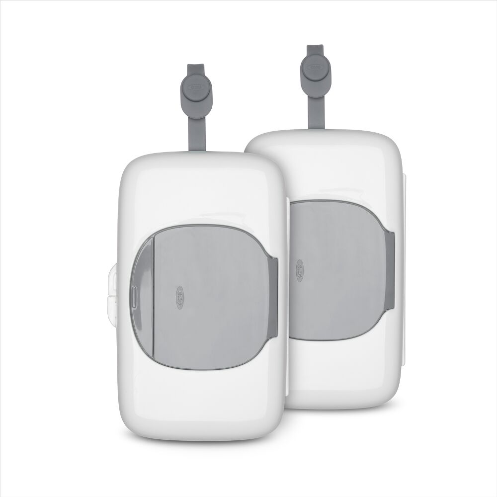 OXO TOT 2-Pack On-the-Go Wipes Dispenser, Gray F9