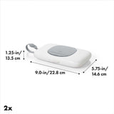 OXO TOT 2-Pack On-the-Go Wipes Dispenser, Gray F9