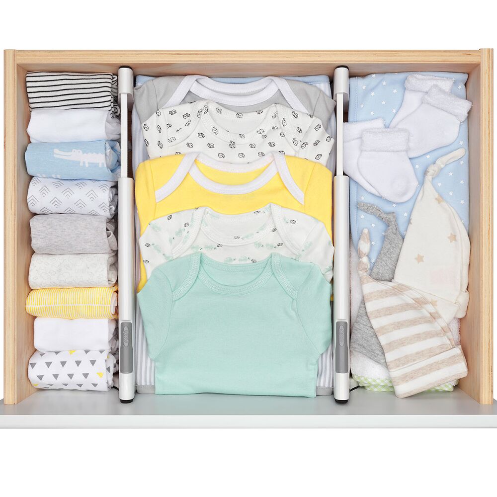 OXO TOT Expandable Dresser Drawer Divider - 4 Pack X7