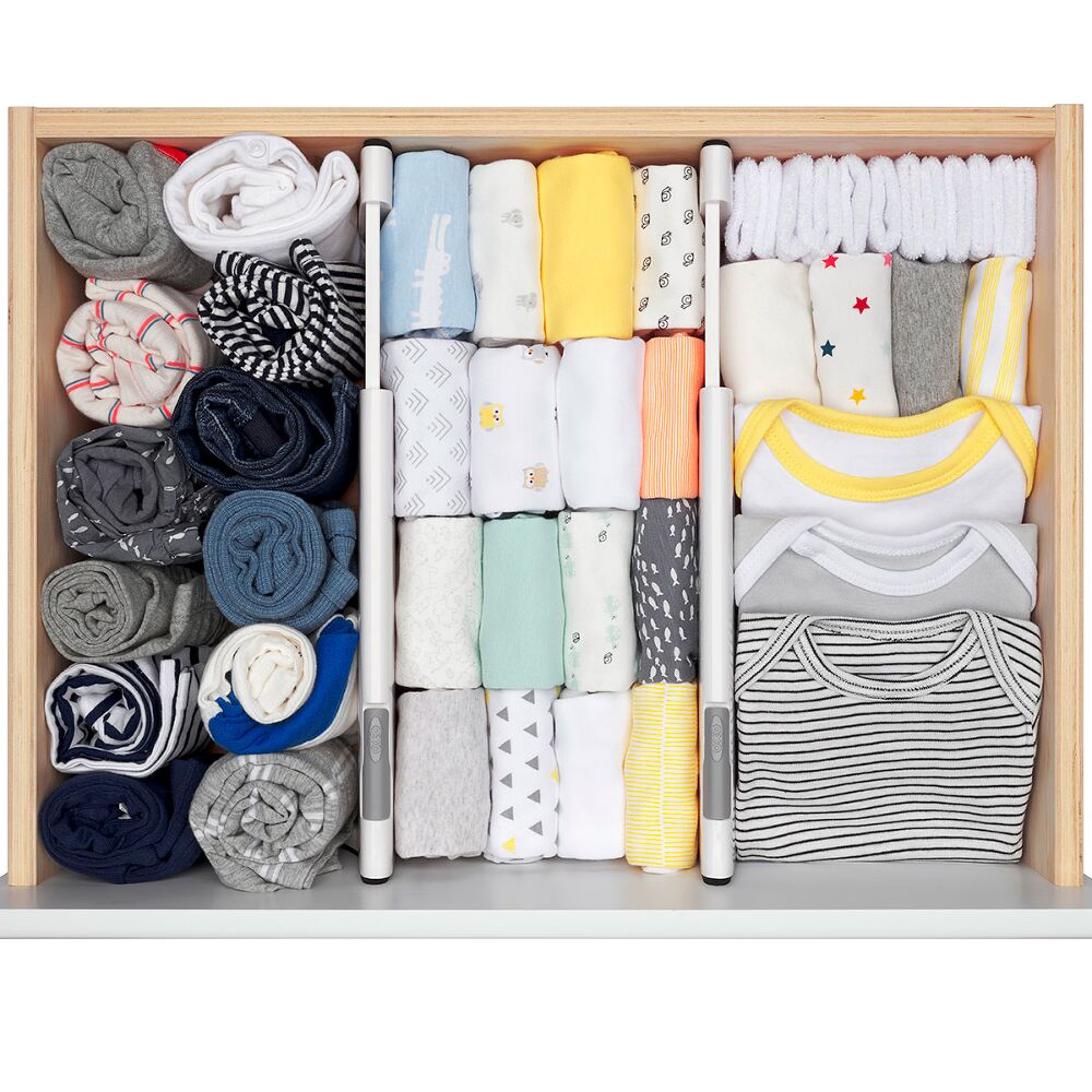 OXO TOT Expandable Dresser Drawer Divider - 4 Pack X7