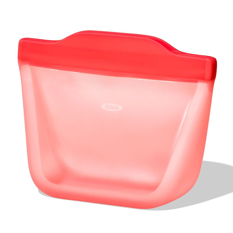 Silicone Reusable Bag - Stand-Up Snack (12 oz) – Watermelon J4