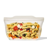 Silicone Reusable Bag - Stand-Up Quart (32 oz) - Oat X2