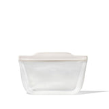 Silicone Reusable Bag - Stand-Up Quart (32 oz) - Oat X2