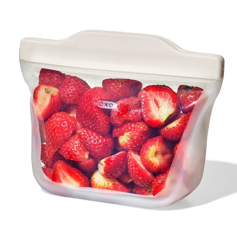 Silicone Reusable Bag - Stand-Up Snack (12 oz) – Oat T1