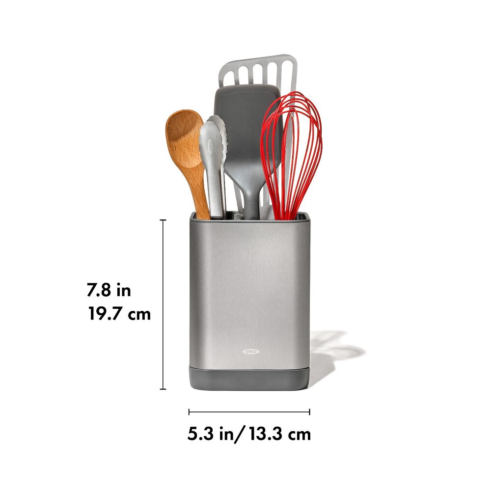 Adjustable Stainless Steel Utensil Holder - Small M8