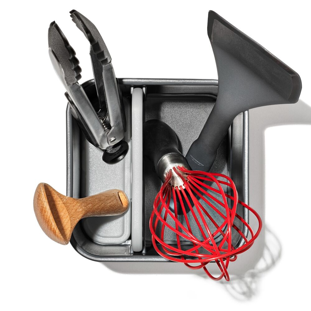 Adjustable Stainless Steel Utensil Holder - Small M8