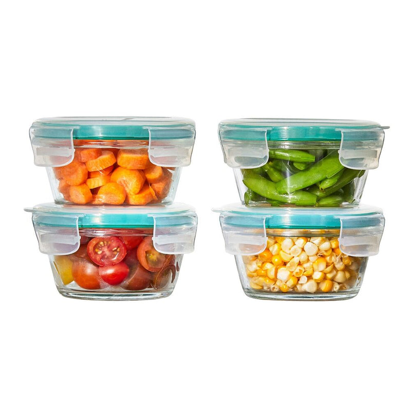 Smart Seal 8-Piece1 Cup Glass Round Container Set G7